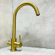 Смеситель для кухни с подключением к фильтру Haiba HB43828-5 золото HB43828-5