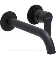 Смеситель для умывальника Aquanet Passion встраиваемый черный матовый AF300-12B