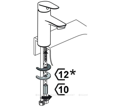 Смеситель для раковины Jacob Delafon Elite E32908-CP