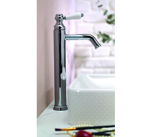 Смеситель для раковины высокий Jacob Delafon Louise без донного клапана хром E24361-CP