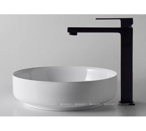 Смеситель для раковины Paffoni ELLE высокий без донного клапана черный матовый EL081NO