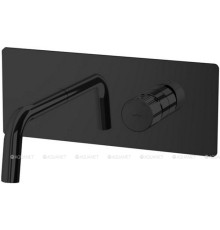 Смеситель для раковины встраиваемый Paffoni Jo излив 178 мм черный матовый JO105NO