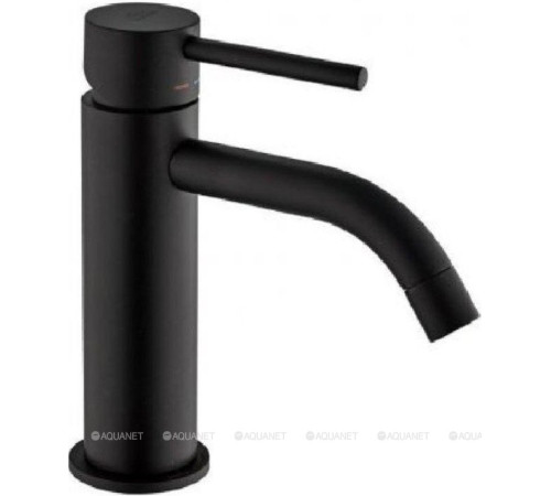Смеситель для раковины без донного клапана Paffoni Light LIG071NO черный матовый