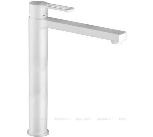 Смеситель для раковины Paffoni RINGO высокий без донного клапана белый матовый RIN081BO