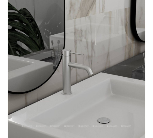 Смеситель для раковины Vincea City однорычажный сатин VBF-2C1BN