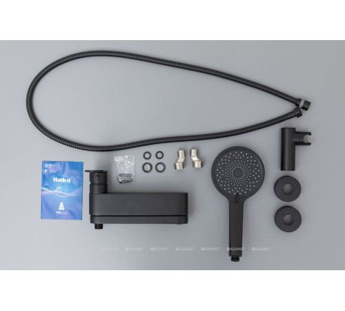 Смеситель для ванны Haiba черный HB61590-7