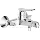 Смеситель для ванны Bravat Eco с коротким изливом и душем F6111147C-B