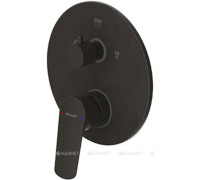 Смеситель встраиваемый Bravat Rhein 3-функциональный черный матовый PB8429564BW-3-ENG