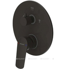 Смеситель встраиваемый Bravat Rhein 3-функциональный черный матовый PB8429564BW-3-ENG