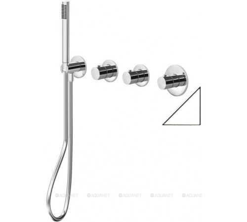 Внешняя часть термостатического смесителя Paffoni белый матовый MDE000BO