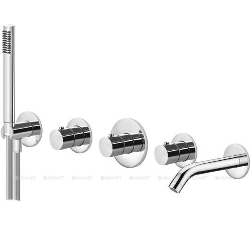 Внешняя часть термостатического смесителя Paffoni хром MDE001CR