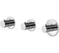 Внешняя часть термостатического смесителя Paffoni Mode на 2 выхода хром MDE018CR