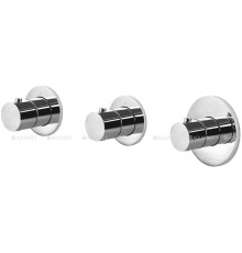 Внешняя часть термостатического смесителя Paffoni Mode на 2 выхода хром MDE018CR