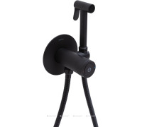 Смеситель с гигиеническим душем Allen Brau Liberty Push key черный матовый 5.33005-31