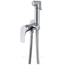 Смеситель встраиваемый с гигиеническим душем Aquanet Atletic хром AF310-52C