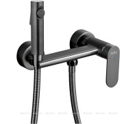 Смеситель с гигиеническим душем встраиваемый Haiba HB5516-3 оружейная сталь HB5516-3