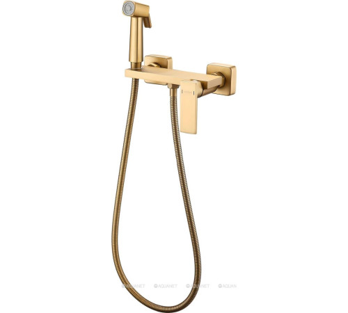 Смеситель с гигиеническим душем встраиваемый Haiba HB5517-5 золото HB5517-5