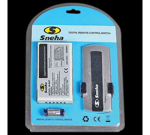 Контроллер с пультом ДУ Sneha Remote Control 4 Wire (847/B)