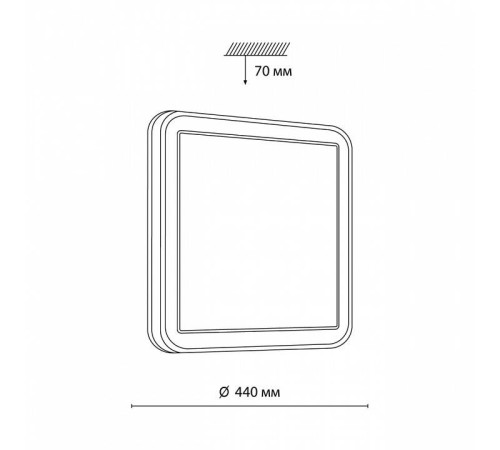 Накладной светильник Sonex Akuna 7621/DL