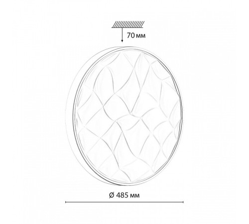Накладной светильник Sonex PALE 7672/ELN