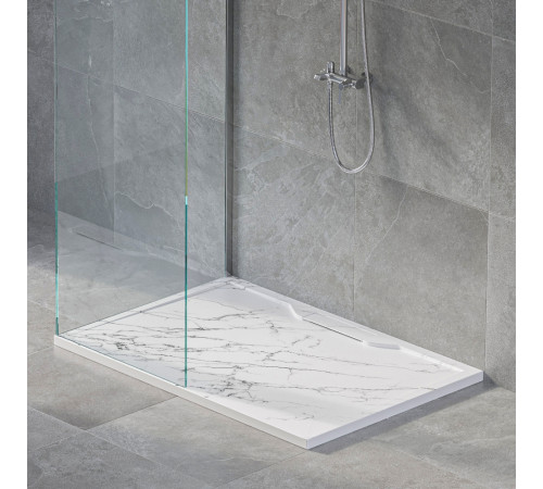 Душевой поддон RGW Stone Tray STE MW 800x1000 мм белый мрамор 52342810-15