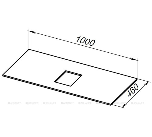 Столешница Allen Brau Infinity 100 мрамор 1.21012.M