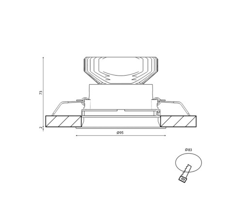 Корпус на 1 пост SWG PRO COMBO COMBO-41-WH