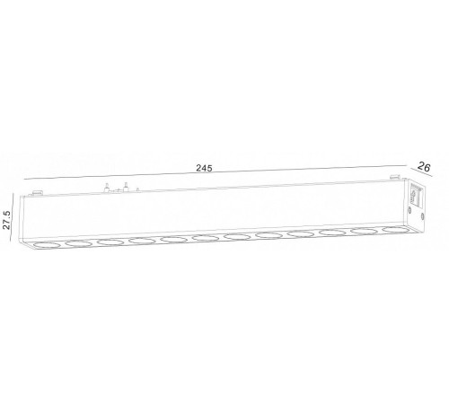 Накладной светильник SWG PRO SLIM DL-SLIM-DRBL-12-CCT