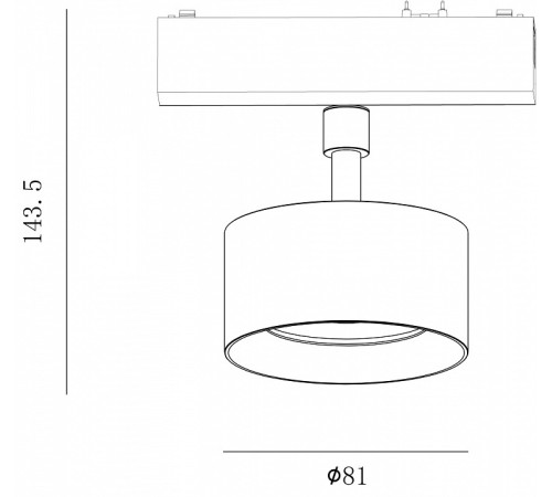 Светильник на штанге SWG PRO SLIM SL-SLIM-FTSWH-10-CCT