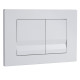 Кнопка слива RGW SWH-05W белая 68420005-05