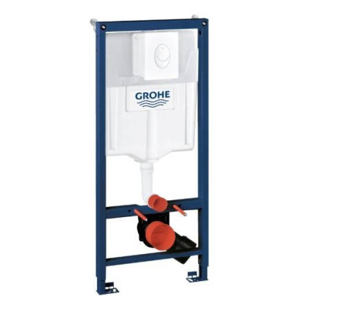 Инсталляция для подвесного унитаза Grohe Rapid SL 3 в 1 с клавишей смыва 38722001
