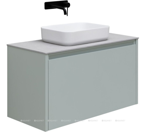 Тумба под раковину Allen Brau FANTASY 100 1+1 белый папирус матовый 1.11004.PWM