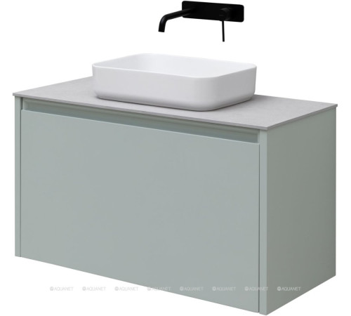 Тумба под раковину Allen Brau FANTASY 100 1+1 белый папирус матовый 1.11004.PWM