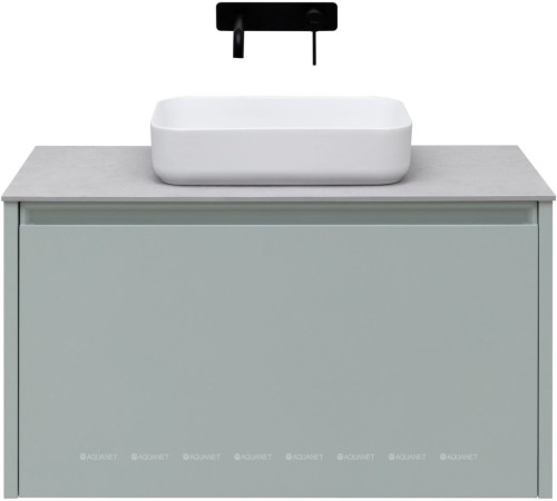 Тумба под раковину Allen Brau FANTASY 100 1+1 белый папирус матовый 1.11004.PWM