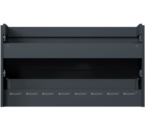 Тумба под раковину Allen Brau INFINITY 100 см 2 ящика антрацит матовый 1.210027.AM