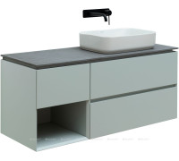 Тумба под раковину Allen Brau INFINITY 120 R папирус белый матовый 1.21007.PWM