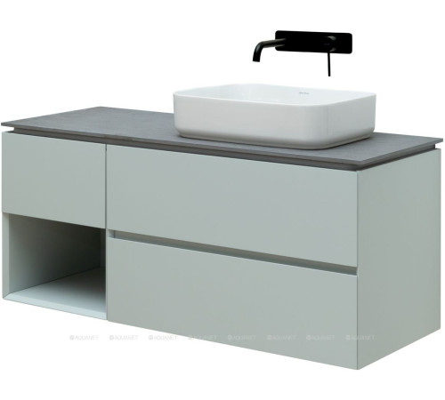 Тумба под раковину Allen Brau INFINITY 120 R папирус белый матовый 1.21007.PWM