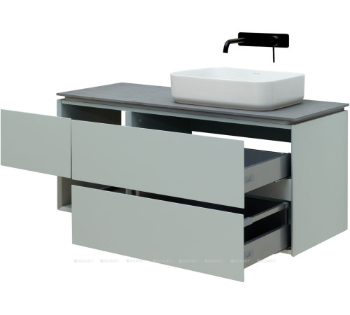 Тумба под раковину Allen Brau INFINITY 120 R папирус белый матовый 1.21007.PWM