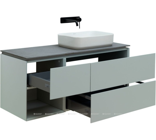 Тумба под раковину Allen Brau INFINITY 120 R папирус белый матовый 1.21007.PWM