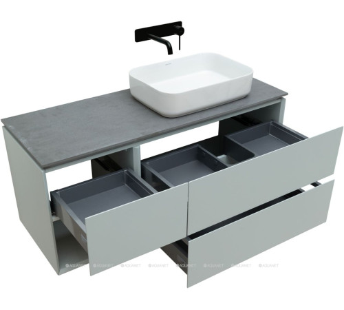 Тумба под раковину Allen Brau INFINITY 120 R папирус белый матовый 1.21007.PWM