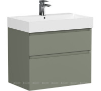 Тумба под раковину Allen Brau INFINITY 70 см 2 ящика олива матовый 1.210025.CGM