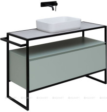 Тумба Allen Brau Priority 120 см белый папирус матовый 1.31004.PWM