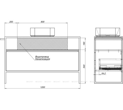 Тумба Allen Brau Priority 120 см белый папирус матовый 1.31004.PWM