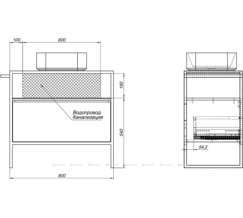 Тумба Allen Brau PRIORITY 80 папирус белый матовый 1.31002.PWM