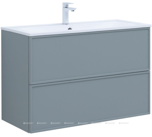 Тумба под раковину Aquanet Art 100 мисти грин 00313277