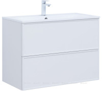 Тумба для раковины Aquanet Арт 90 белый матовый 00313256