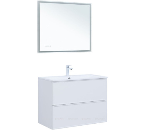 Тумба для раковины Aquanet Арт 90 белый матовый 00313256