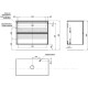 Тумба для раковины Aquanet Арт 90 маренго 00313266