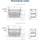 Тумба под раковину Aquanet Бостон New 100 белый сатин ручки золото 00347183