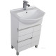 Тумба под раковину Aquanet Доминика 55 цвет белый 00170261